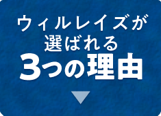 ウィルレイズが選ばれる3つの理由